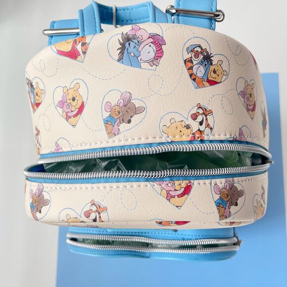 Loungefly Disney Winnie the Pooh Hugs Mini Backpack Tigger Eeyore Piglet - Picture 8 of 11